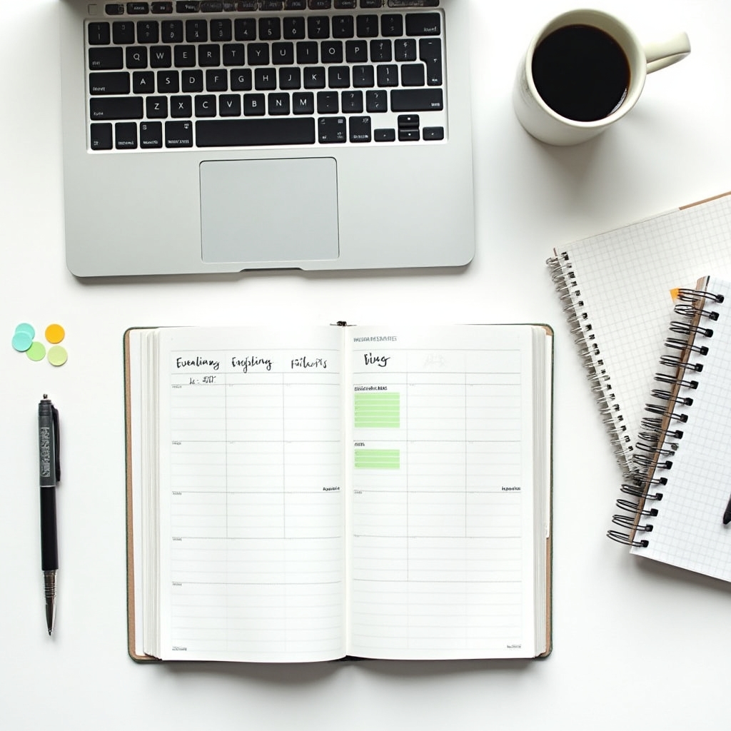 Calendar și structura programului de opt sesiuni Excel