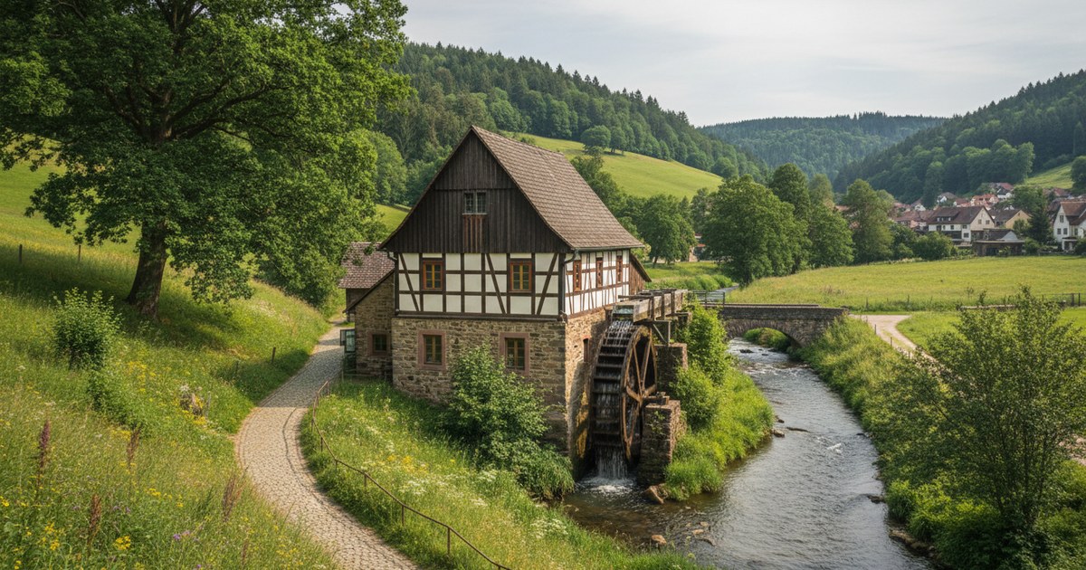 Historische Wassermühlen in Deutschland