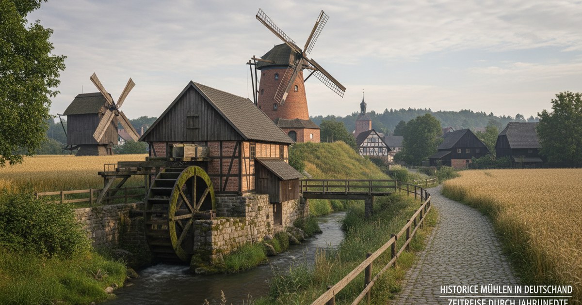 Historische Mühlen in Deutschland: Zeitreise durch Jahrhunderte